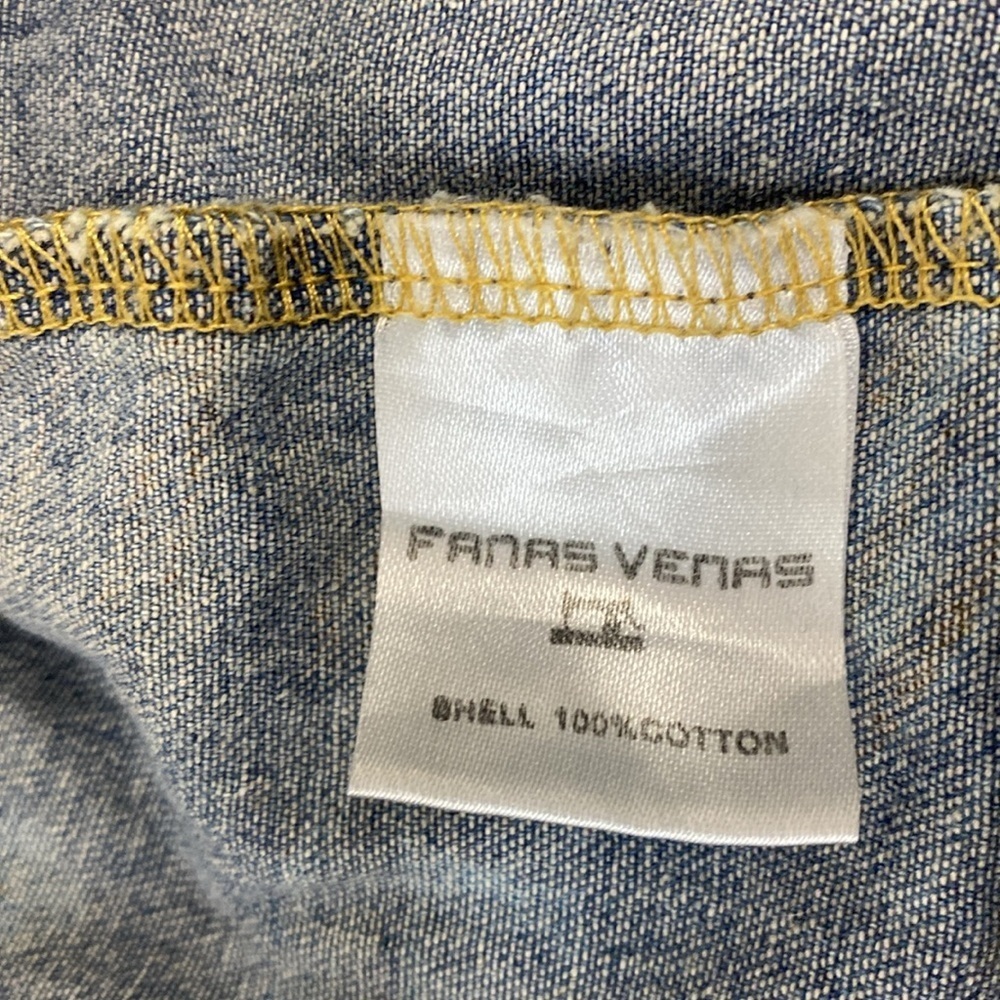 Fanas Venas Boho Cargo Floral Pants Denim XL - Picture 11 of 12